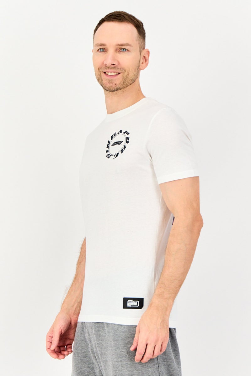 PUMA Men Sportswear Fit Short Sleeve Outdoor T-Shirt, White - Image 2