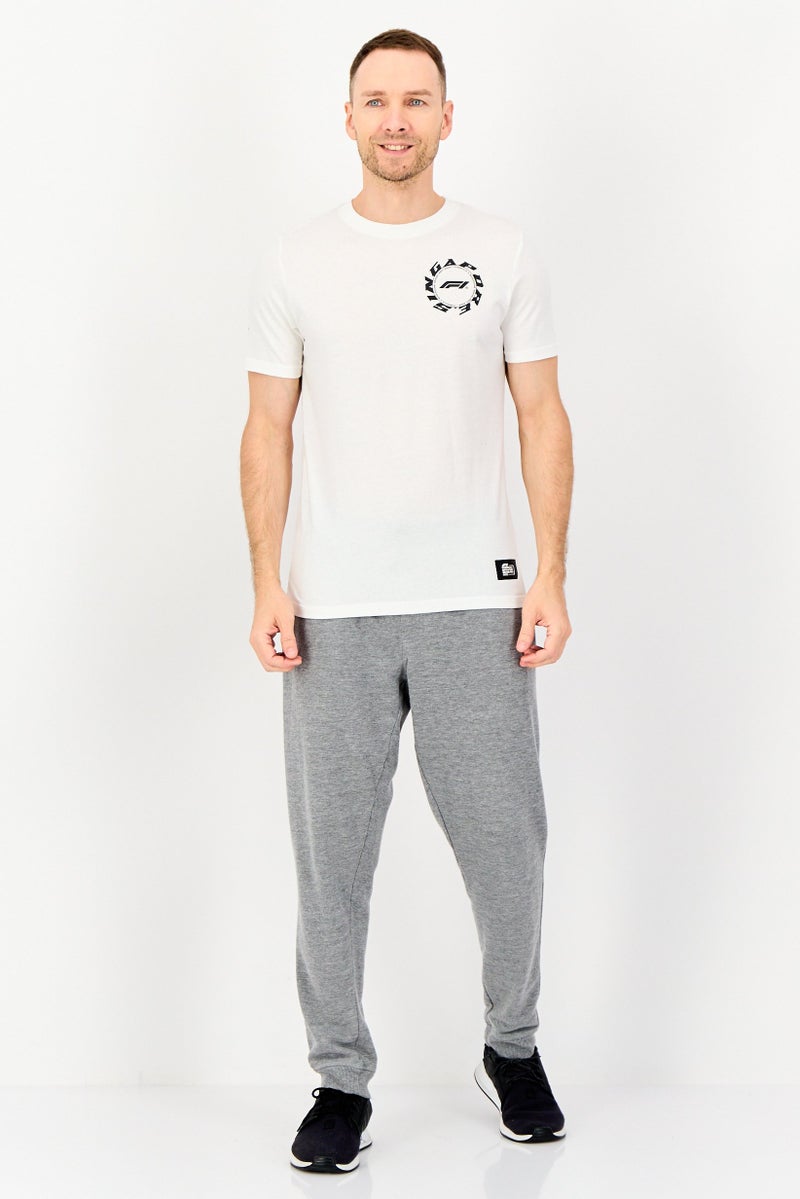 PUMA Men Sportswear Fit Short Sleeve Outdoor T-Shirt, White - Image 3