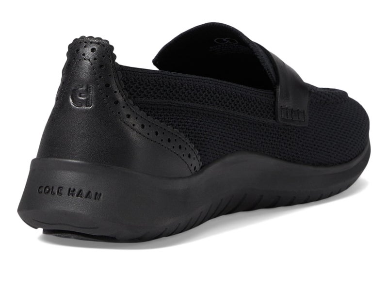 Cole Haan Womens Zerogrand Meritt Stitchlite Loafer, Black Knit/Black, 5-B US - Image 5