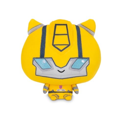 TeeTurtle Cloudheads Bumblebee Plush 5Inch Official Transformers Stuffed Animal with Embroidered Details Soft Cuddly Plush Toys for Kids Teens and Adults - Image 1