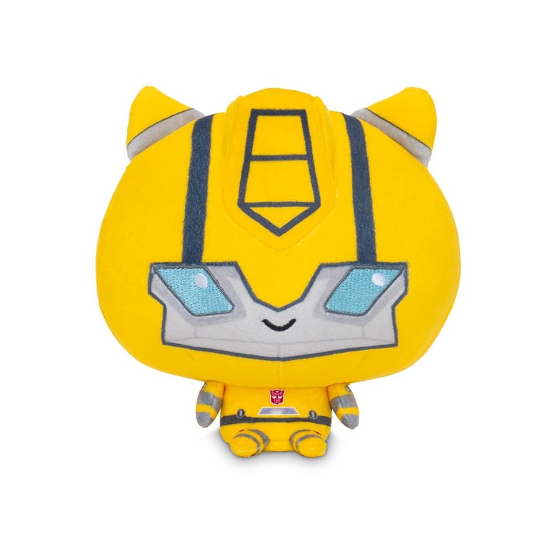 TeeTurtle Cloudheads Bumblebee Plush 5Inch Official Transformers Stuffed Animal with Embroidered Details Soft Cuddly Plush Toys for Kids Teens and Adults - Image 3