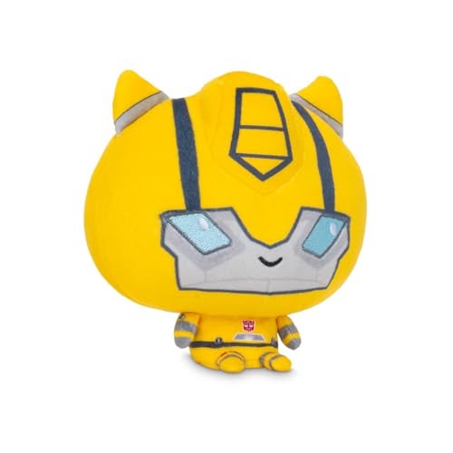 TeeTurtle Cloudheads Bumblebee Plush 5Inch Official Transformers Stuffed Animal with Embroidered Details Soft Cuddly Plush Toys for Kids Teens and Adults - Image 5