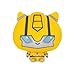 TeeTurtle Cloudheads Bumblebee Plush 5Inch Official Transformers Stuffed Animal with Embroidered Details Soft Cuddly Plush Toys for Kids Teens and Adults - Image 2