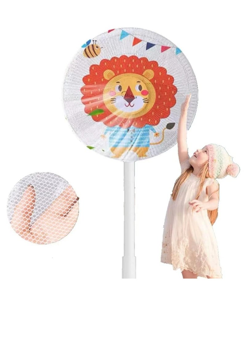 Cool Baby COOLBABY 16-20 Inch Children's Anti-pinch Fan Protection Cover-Cartoon Fan Cover Safety Cover-Household Floor-Mounted Electric Fan Protection Cover Washable Fan Mesh Cover  - Image 1