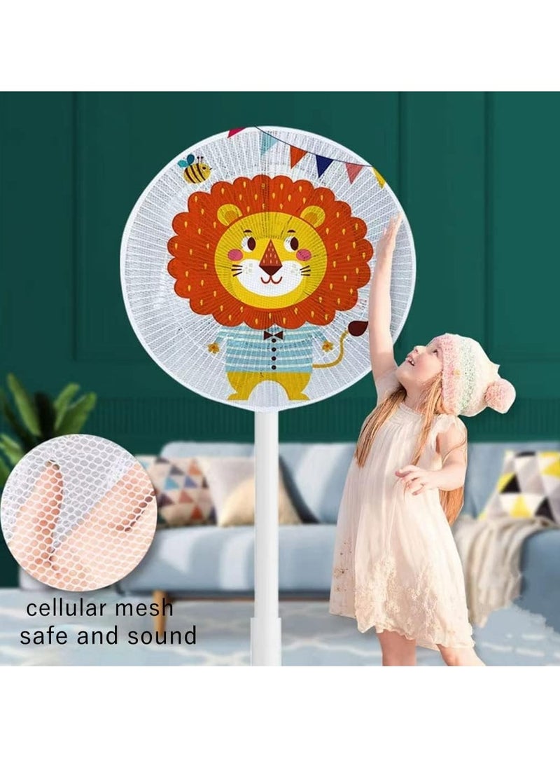 Cool Baby COOLBABY 16-20 Inch Children's Anti-pinch Fan Protection Cover-Cartoon Fan Cover Safety Cover-Household Floor-Mounted Electric Fan Protection Cover Washable Fan Mesh Cover  - Image 3