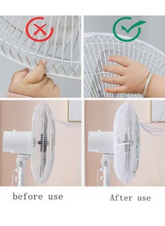 كول بيبي غطاء حماية للمروحة المضادة للقرصة للأطفال مقاس 16-20 بوصة من COOLBABY - غطاء مروحة كرتونية - غطاء أمان - غطاء حماية للمروحة الكهربائية المنزلية مثبت على الأرض - غطاء شبكي للمروحة قابل للغسل  - Image 5