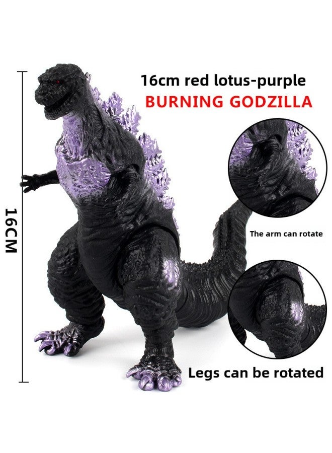 Large Soft Glue Monster Degas Blazer Monster Full Series Classic Big Monster Series Factory-Colors:16cm Japanese Red Lotus Godzilla (Purple)