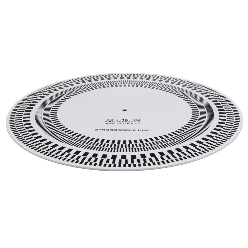 Record Player Speed Disk 297mm Dual Sided Turntable Strobe Disc - Acrylic Turntables Tachometer Disc for LP Record Player Calibration - Image 4