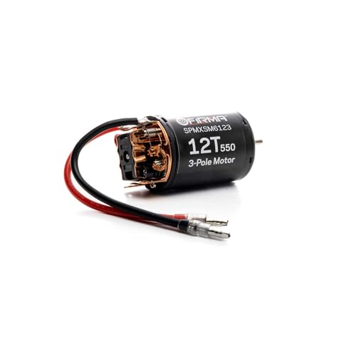 Spektrum Smart Firma 12T Rebuildable 550 3 Pole Brushed Motor, SPMXSM6123 - Image 1