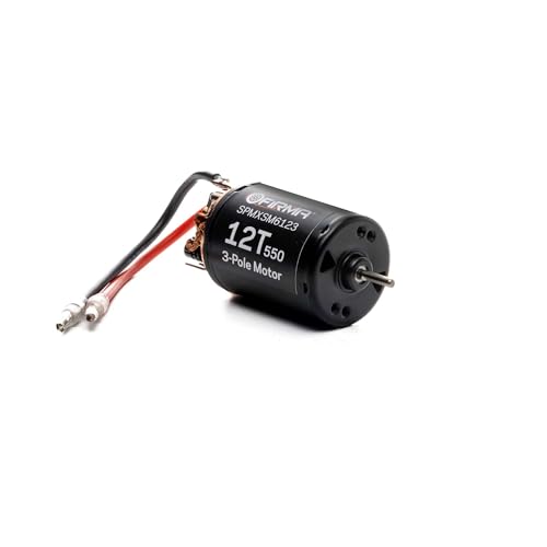 Spektrum Smart Firma 12T Rebuildable 550 3 Pole Brushed Motor, SPMXSM6123 - Image 3