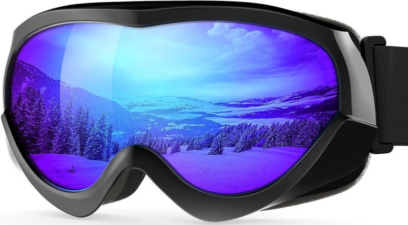 OutdoorMaster Kids Ski Goggles - Helmet Compatible Snow Goggles for Boys & Girls with 100% UV Protection - Image 1