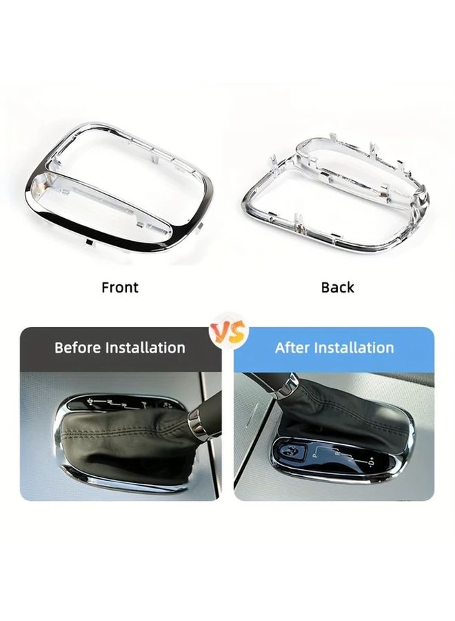 غطاء تقليم ناقل الحركة الفضي إطار لوحة الإطار للفئة C W203 C230 C320 - Image 3