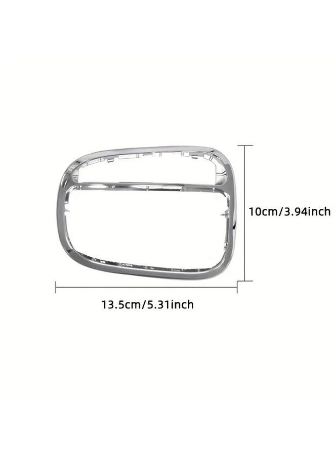 غطاء تقليم ناقل الحركة الفضي إطار لوحة الإطار للفئة C W203 C230 C320 - Image 2