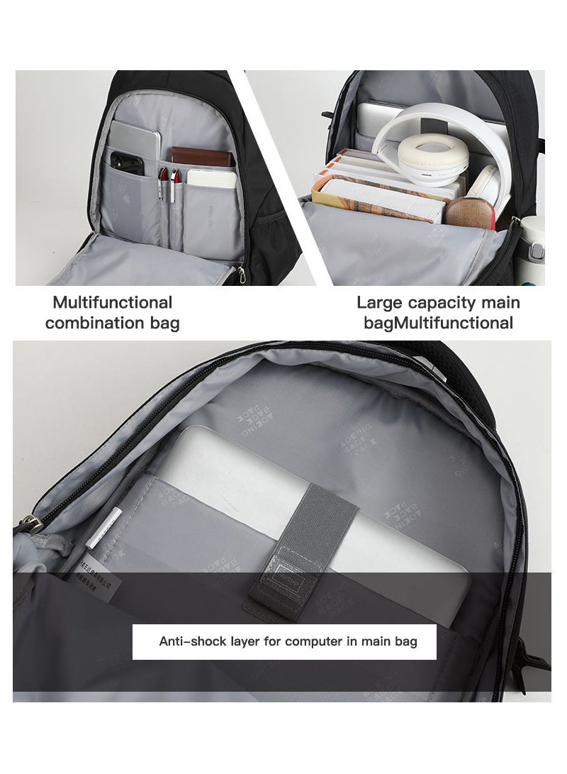 AOKING Laptop Backpack,Business Travel Anti Theft Slim Durable Laptops Backpack ,Water Resistant College School Computer Bag for Women & Men Fits 15 Inch Laptop and Notebook - Image 2