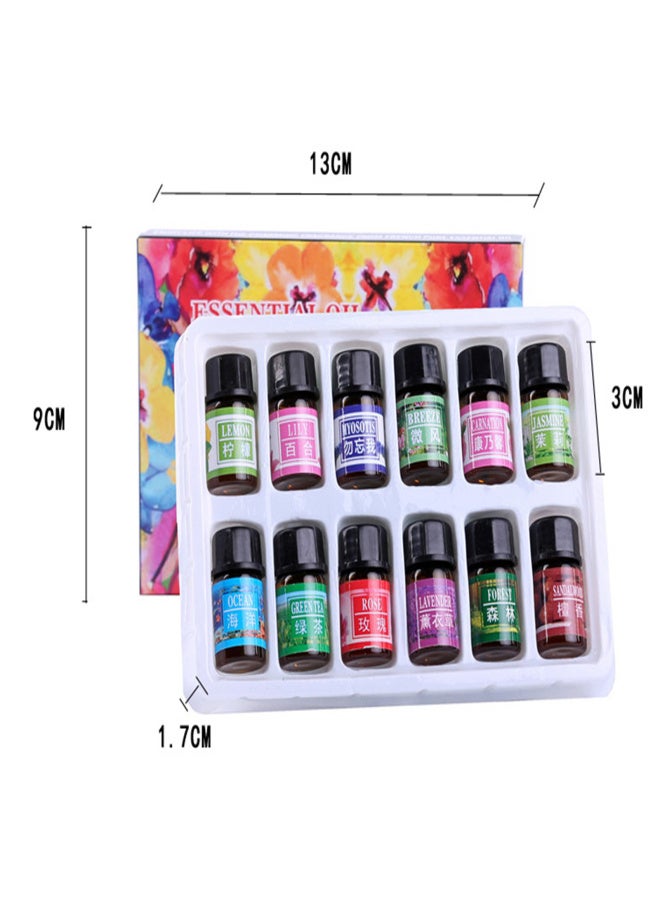 3ML 12PCS Natural Essential Oils Set Water-soluble Aroma Essential Aromatherapy Oil for Oil Diffuser Humidifier - Image 2