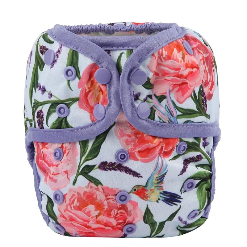 MySouq-Store 1Pcs One Size Baby Cloth Diaper Cover Nappy Waterproof Double Gusset 4-13kg - Reusable and washable (DC63) - Image 1