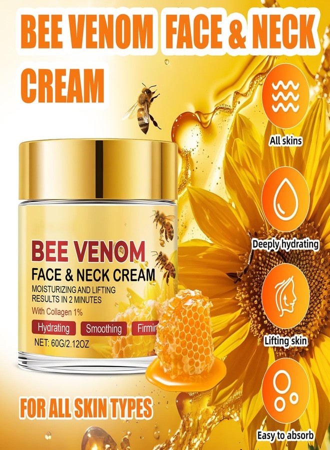 Grospe Bee Venom Multi-functional Cream With Collagen 1% for Face & Neck,Moisturizing and Lifting,Wrinkle Removal Anti-Aging Suitable for All Skin Types 2.12 OZ - Image 3
