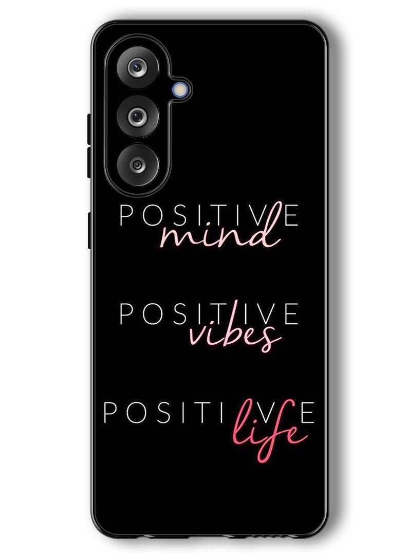 Theodor Case Compatible with Samsung Galaxy F36/ M36 6.7 Inch Protection Shockproof Bumper Cover Positive Mind - Image 1