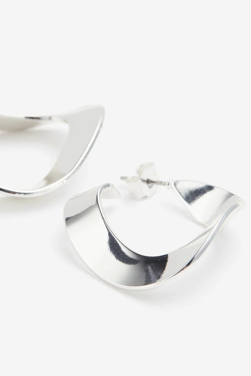 H&M Wavy hoop earrings