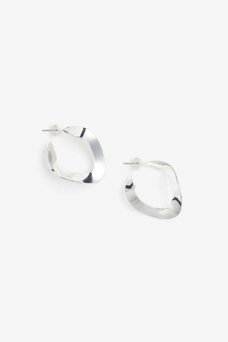 H&M Wavy hoop earrings