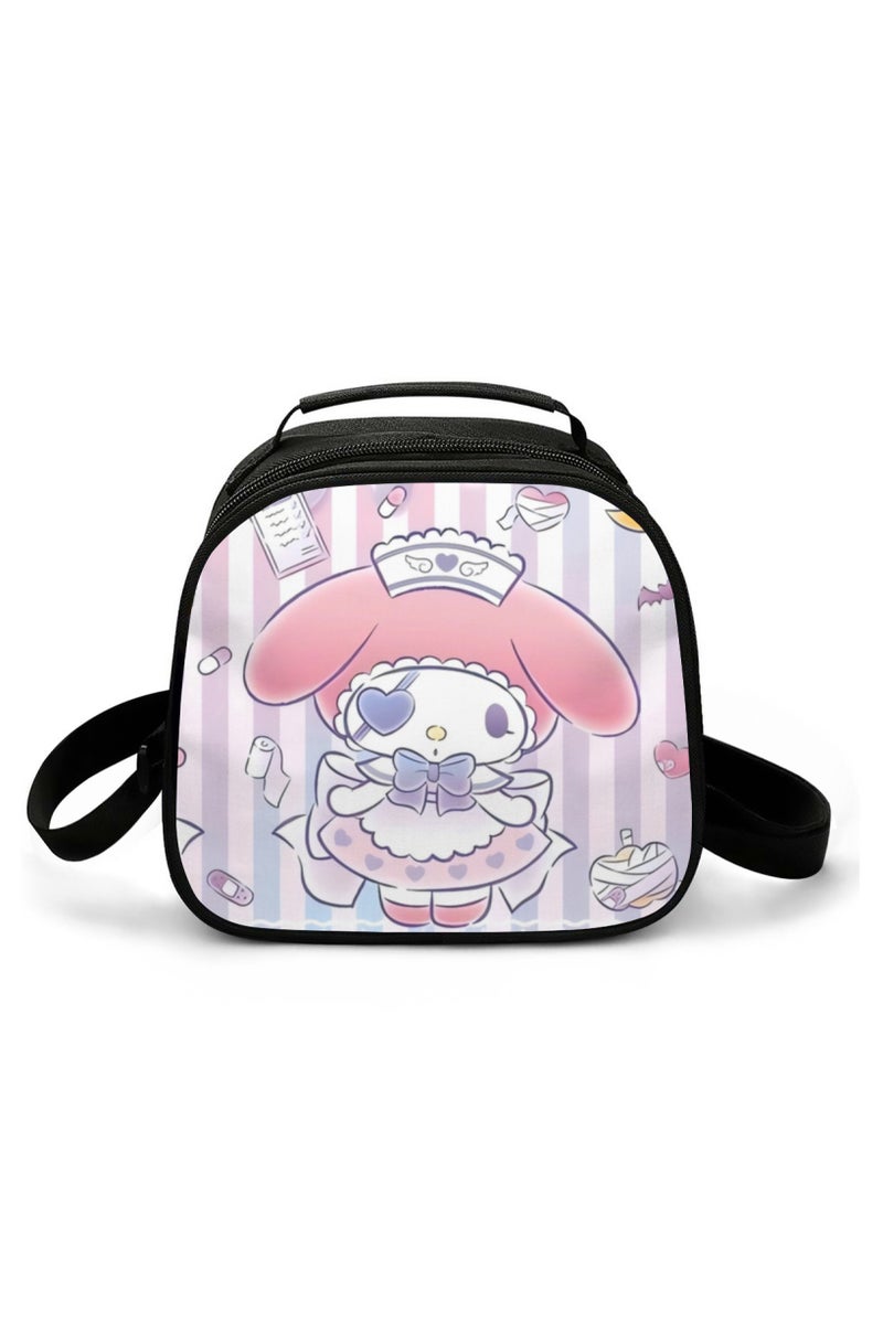 general Kulomi printed picnic bag student lunch box bag home outdoor lunch bag outing handbag thermal bag - Image 1