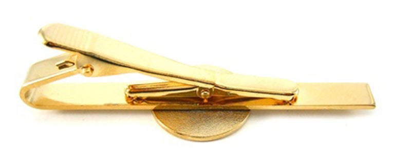 The Masonic Exchange New Brass & Blue Masonic Freemason Mason Tie Bar Clip - Image 2