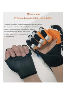Relax Smart Rehability Robot Gloves Hand Stroke Recovery Equipment Hand Dysfunction Patient Training Device Stroke Hemiplegia Finger Orthosis for Long Term Relief Finger Cramps Rechargeable  - Image 5