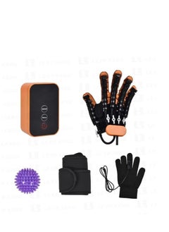 Relax Smart Rehability Robot Gloves Hand Stroke Recovery Equipment Hand Dysfunction Patient Training Device Stroke Hemiplegia Finger Orthosis for Long Term Relief Finger Cramps Rechargeable  - Image 1