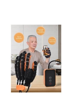 Relax Smart Rehability Robot Gloves Hand Stroke Recovery Equipment Hand Dysfunction Patient Training Device Stroke Hemiplegia Finger Orthosis for Long Term Relief Finger Cramps Rechargeable  - Image 2