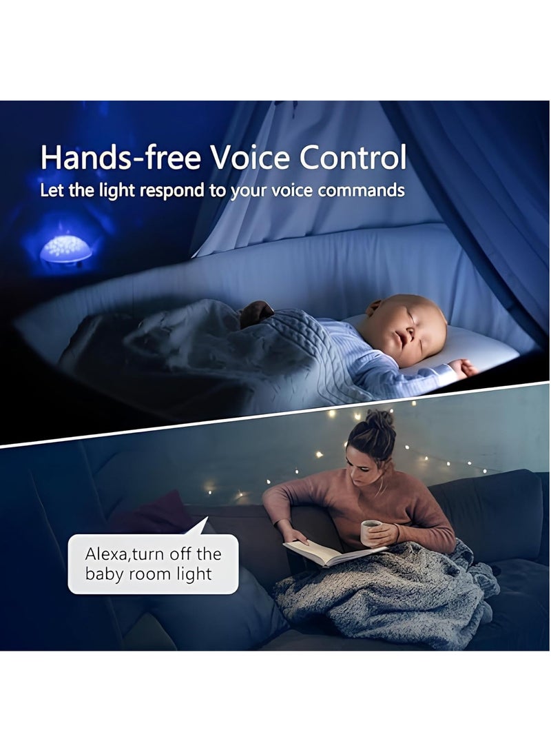 White 2 Gang WiFi Smart Wall Light Switch No Neutral Wire No Hub Required Google Home Alexa Compatible Touch App Remote Timing Voice Control - Image 4