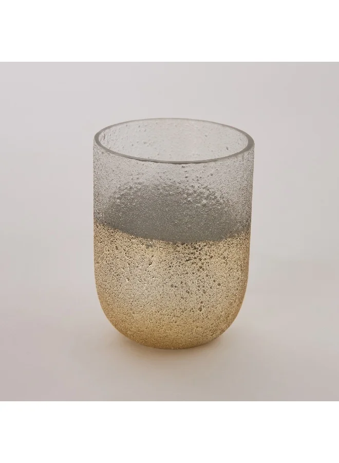 Home Box Erton Crink Glass Hurricane 7 x 7 x 10 cm