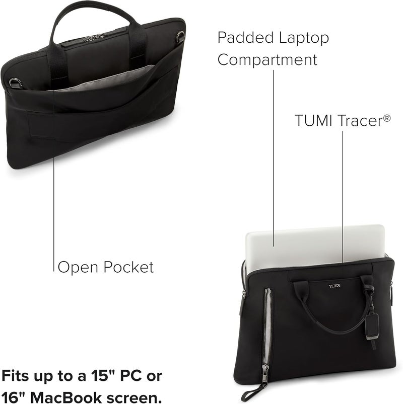 Tumi Voyageur Benin Laptop Carrier - Black/Gunmetal - Image 3