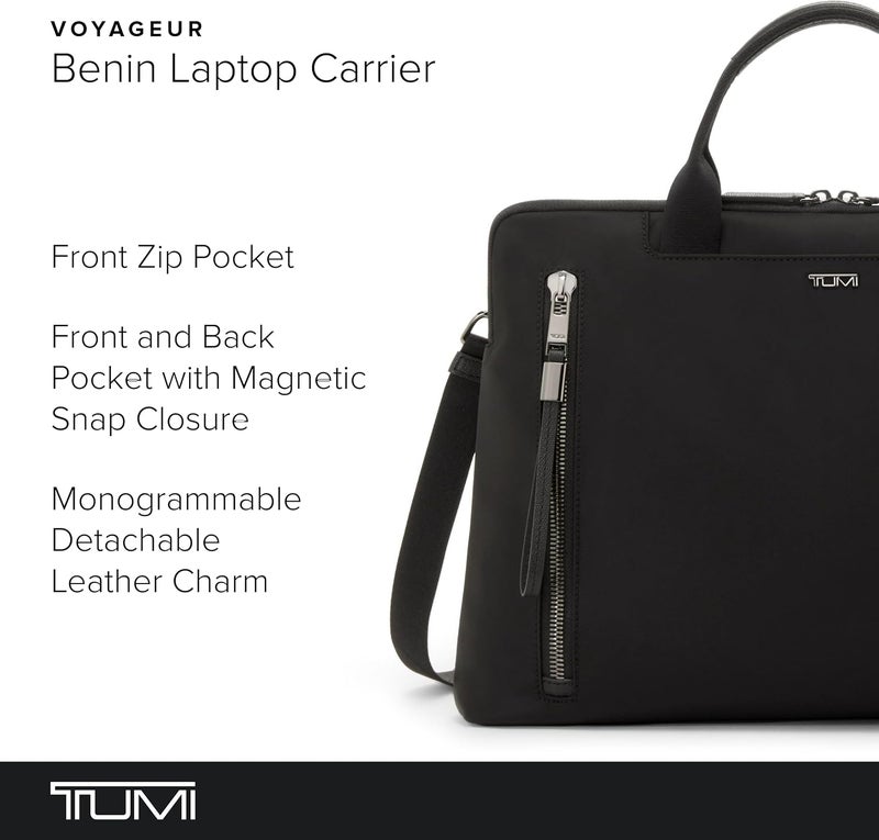 Tumi Voyageur Benin Laptop Carrier - Black/Gunmetal - Image 2