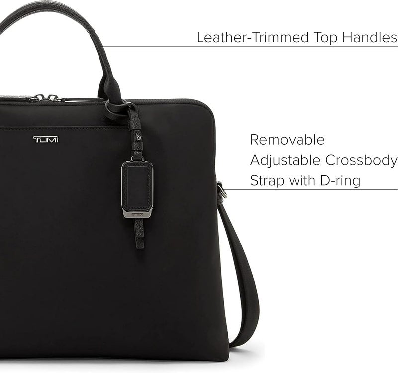 Tumi Voyageur Benin Laptop Carrier - Black/Gunmetal - Image 4
