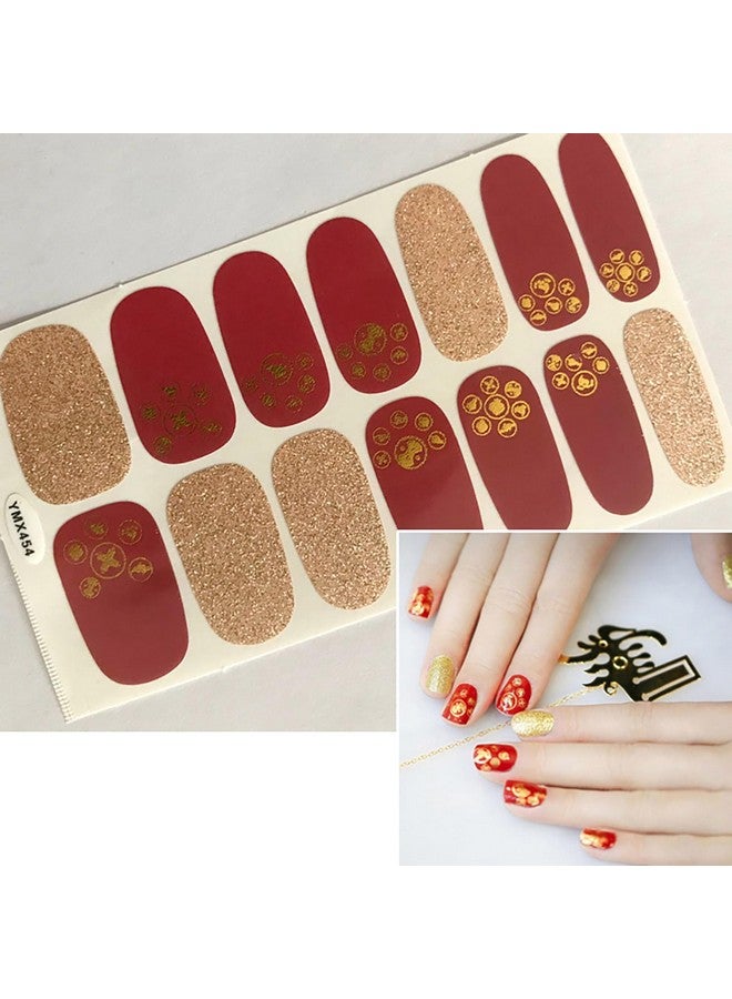 SILPECWEE 20 Sheets Nail Wraps For Women Nail Polish Strips Adhesive Nail Polish Sticker Gel Nail Strips Nail Art Accessories With 1Pc Nail File - Image 3