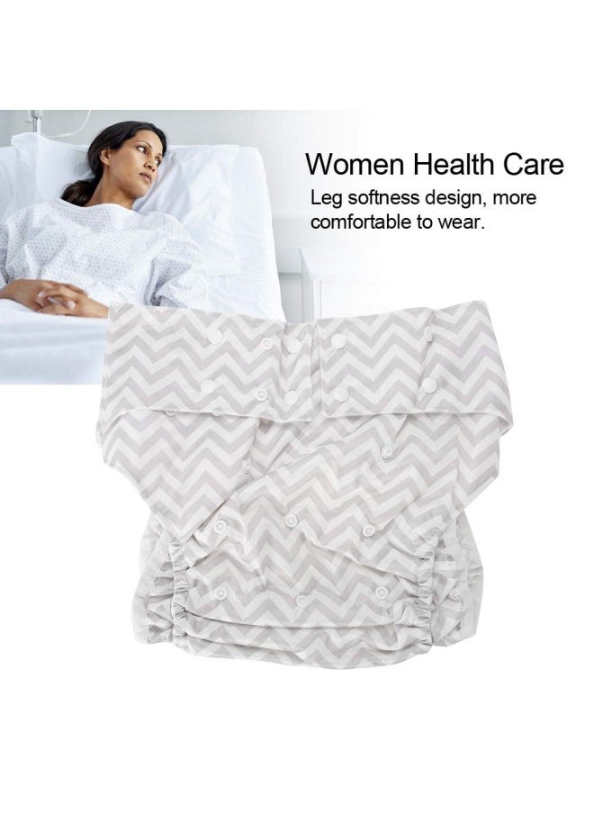 klarako Adult Cloth Diapers, Washable Adjustable Adult Pocket Nappy Cover Close-Fitting Reusable Diaper Incontinence Care Protective Underwear for Elderly Men Women  - Image 3