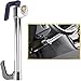 Tevlaphee Universal Steering Wheel Brake Lock AntiTheft Retractable Double Hook Extended Car Lock Clutch Pedal for Car Truck SUV Van Security with 3 KeysExtended - Image 2