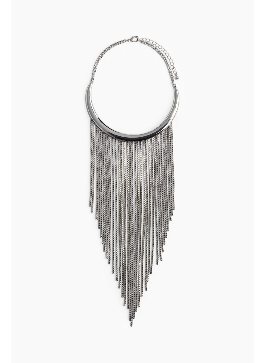 H&M Fringed Statement Necklace