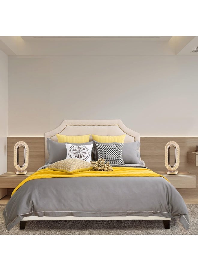 ناما مصباح رمضاني، زينة رمضان، مصباح طاولة كريستالي على شكل زيرو ، مصباح ليلي ليد يعمل باللمس، مصباح مكتب للمنزل وغرفة النوم وغرفة المعيشة وزينة طاولة رمضان قابل للشحن usb - Image 5