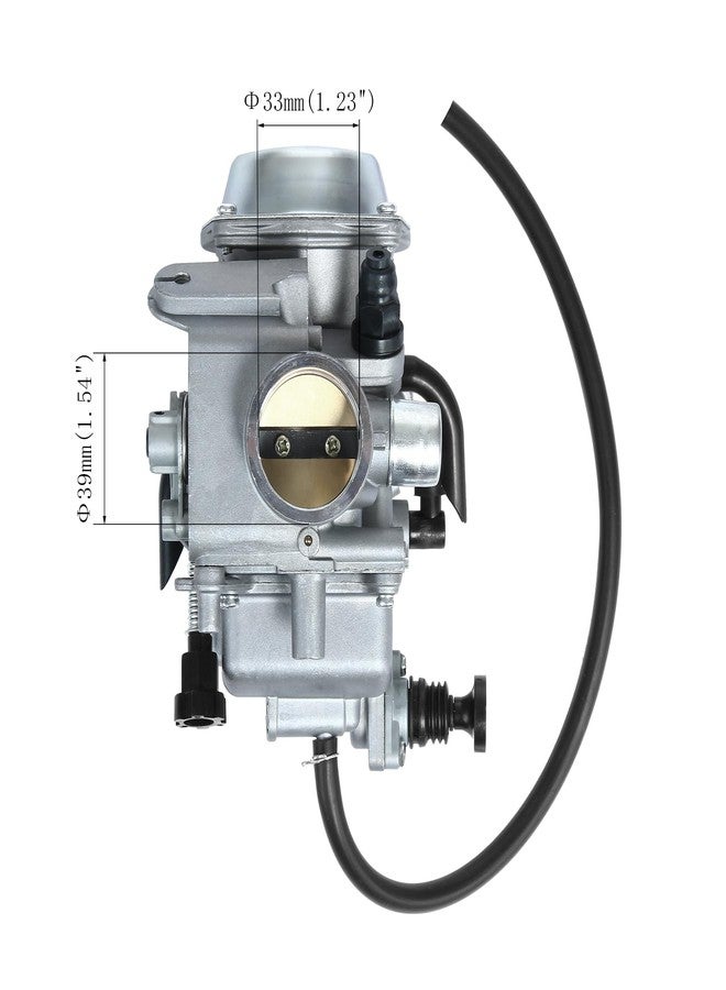 ATRACYPART مكربن لهوندا فور تراكس 300 TRX300FW موديلات 1993-2000، وفور تراكس TRX350 موديلات 1986-1987، وفورمان 400 موديلات 1997-2004، وفورمان 450 موديلات 1998-2004، وهوندا TRX300 رانشر موديلات 2000-2006، مع فلتر هواء، وفلتر زيت، وشمعة إشعال، وكابل خانق. - Image 4