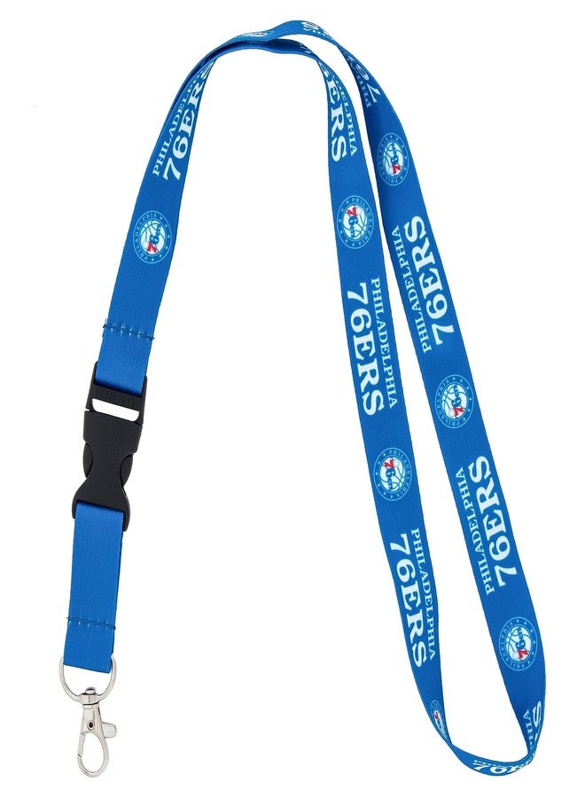Desert Cactus Philadelphia 76ers Lanyard Keychain Detachable NBA Breakaway Snap Buckle National Basketball Association Car Keys ID Badge Holder (Lanyard 3) - Image 1