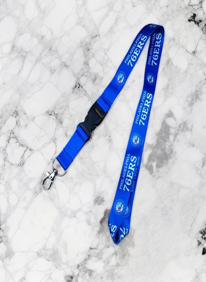 Desert Cactus Philadelphia 76ers Lanyard Keychain Detachable NBA Breakaway Snap Buckle National Basketball Association Car Keys ID Badge Holder (Lanyard 3) - Image 5