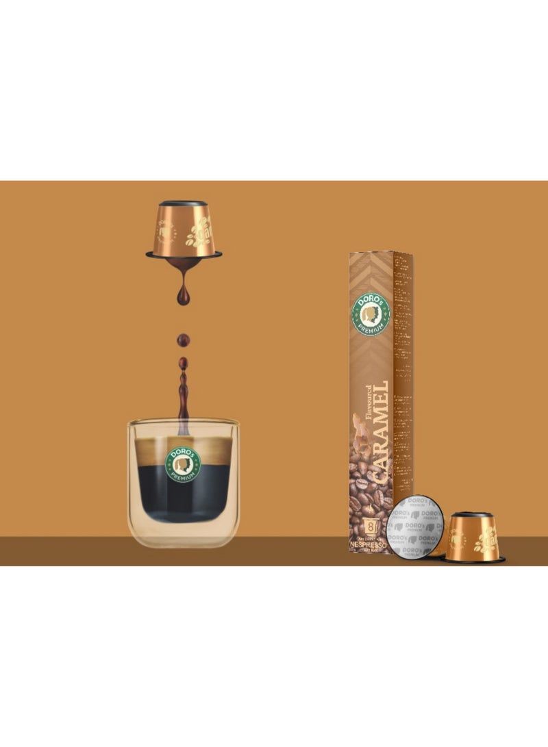 DORO'S PREMIUM Dioros Capsules Premium Caramel 8 Capsules 44 g - Image 2