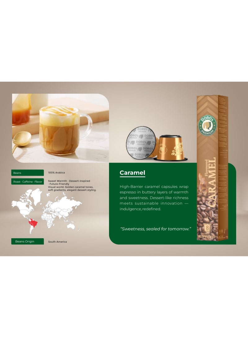 DORO'S PREMIUM Dioros Capsules Premium Caramel 8 Capsules 44 g - Image 3