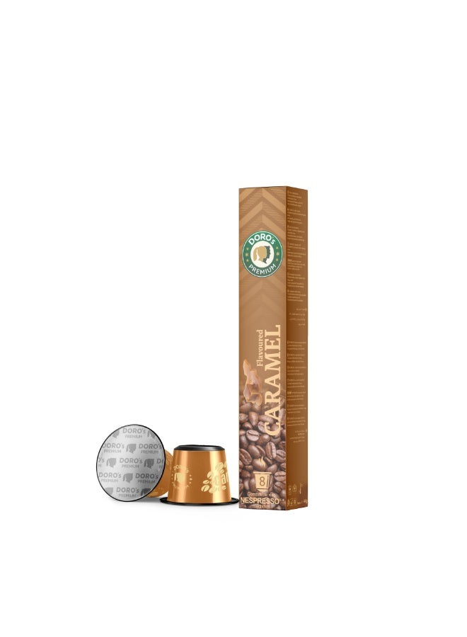 DORO'S PREMIUM Dioros Capsules Premium Caramel 8 Capsules 44 g - Image 1