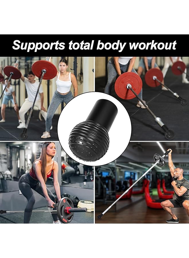 KASTWAVE Attachment For Barbell Fits 2'' Barbells Durable Rubber Base For Push Presses Rows Rotations Clean Squats & Full Body Strength Training - Image 3