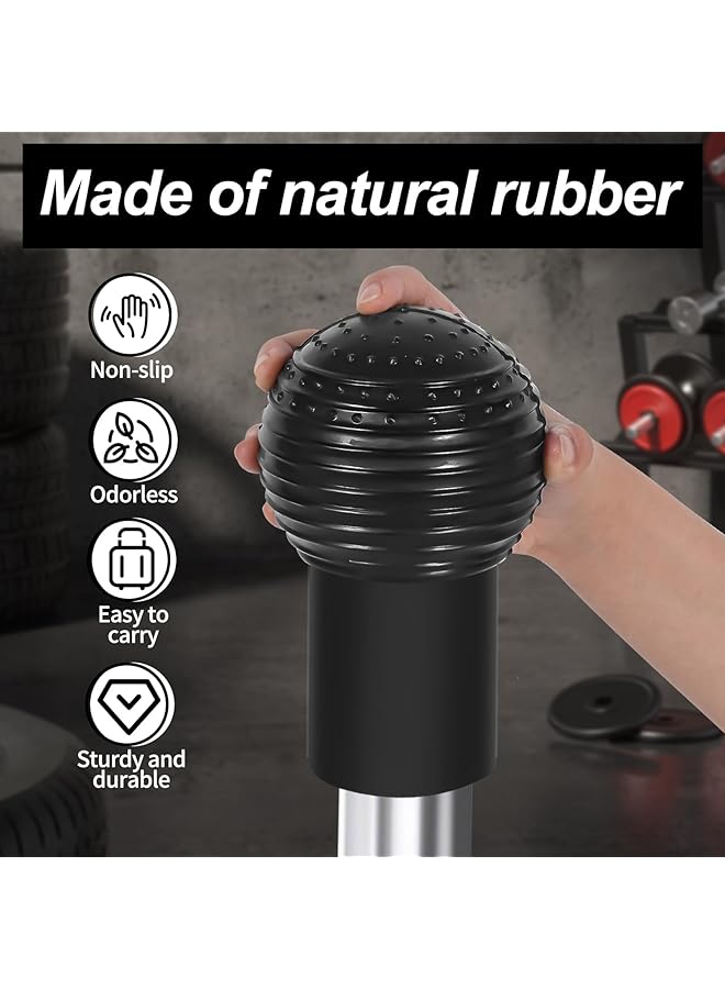 KASTWAVE Attachment For Barbell Fits 2'' Barbells Durable Rubber Base For Push Presses Rows Rotations Clean Squats & Full Body Strength Training - Image 5