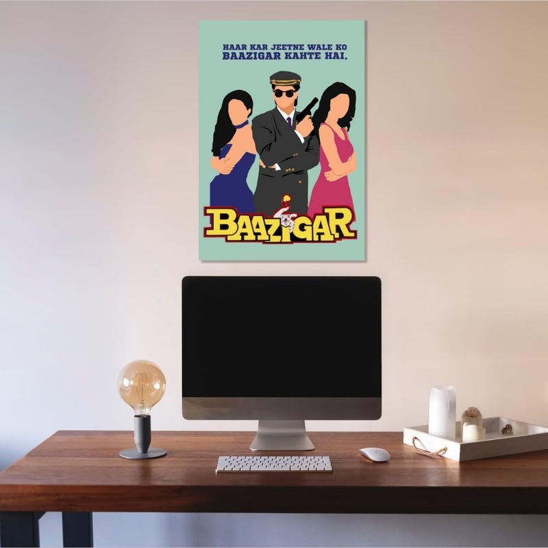 GRAY WALL Baazigar Movie Poster - Image 2