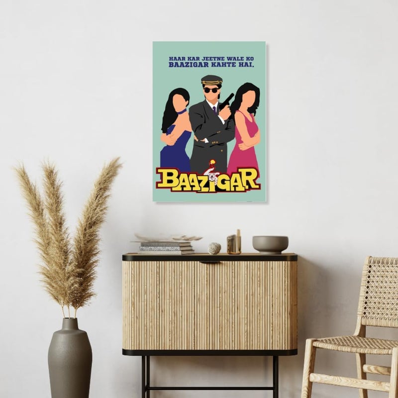 GRAY WALL Baazigar Movie Poster - Image 5