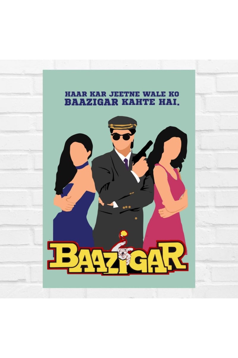 GRAY WALL Baazigar Movie Poster - Image 1